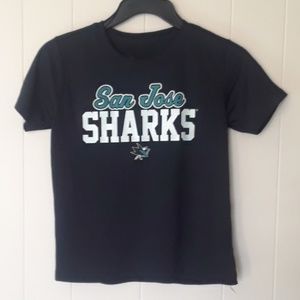 SHARKS SAN JOSE HOCKEY SHIRT KIDS8 TO 10 YEAR OLD